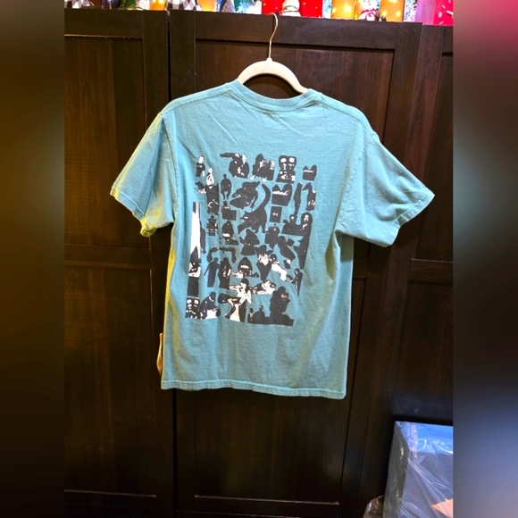 Rare Doverstreet "F***ing Awesome" Skateboard Graphic Blue T-Shirt Size: M - Picture 3 of 5